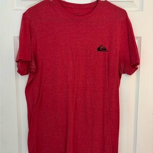 Quiksilver Men's Vibrant Red Short Sleeve Tee